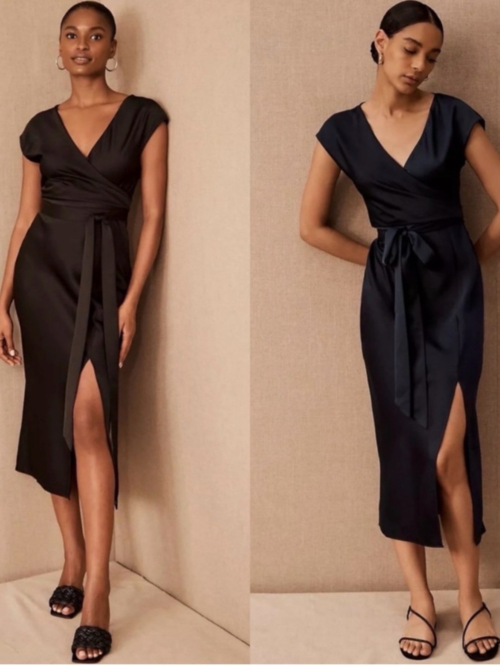 BHLDN Anthropologie Wrap Dress Sz 8